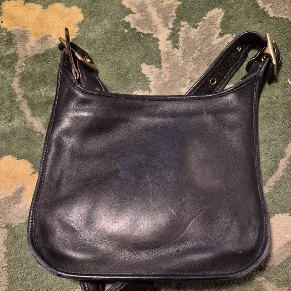 Coach Black Leather Shoulder Bag - Picture 5 of 10